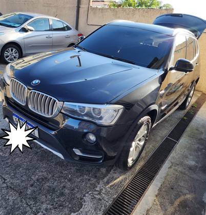 BMW X3 2.0 20I X LINE 4X4 16V GASOLINA 4P AUTOMÁTICO